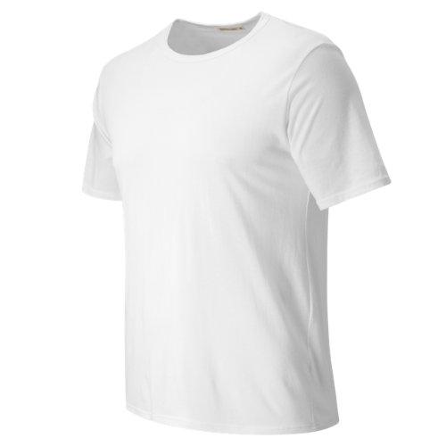 New Balance 63801 Men's Signature Basics Tee - White (mt63801ewt)