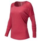 Anue 4376 Women's Dasha Long Sleeve Tee - Coral Pink (wht4376drf)