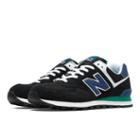574 New Balance Men's 574 Shoes - Black, Blue, Green (ml574mon)