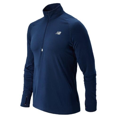 New Balance 5114 Men's Impact Half Zip - Dark Sapphire (mrt5114dks)