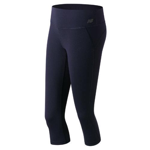 New Balance 53117 Women's Premium Performance Capri - Navy (wp53117pgm)