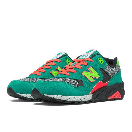 New Balance Elite Edition 580 Women's Running Classics Shoes - Teal, Bright Cherry, Lime Green (wrt580ty)