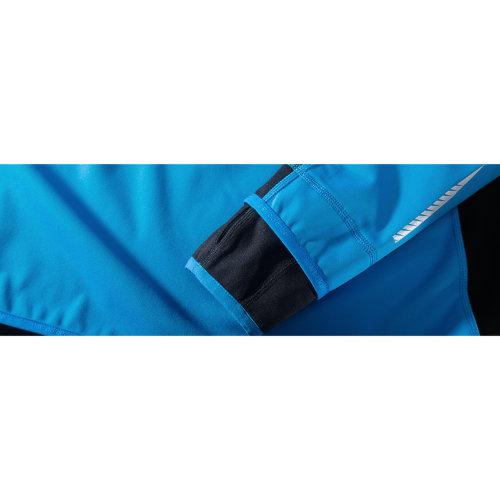 New Balance 4306 Men's Windblocker Half Zip - Laser Blue, Black (mrt4306lsb)