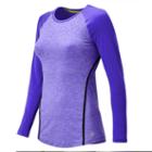 New Balance 61101 Women's Trinamic Long Sleeve Top - Purple (wt61101ssh)
