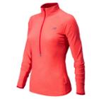 New Balance 5115 Women's Impact Half Zip Graphic - Fiji, Bright Cherry (wrt5115fij)