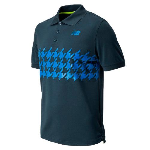 New Balance 4346 Men's Challenger Polo - Petrol (mtt4346pe)