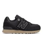 New Balance 574 Outdoor Activist Kids' Pre-school Lifestyle Shoes - Black/off White (kl574vip)