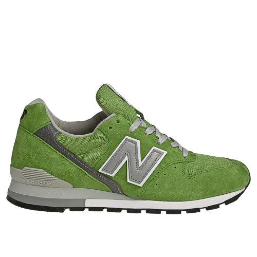 New Balance 996 Men's Made In Usa Shoes - Green Apple, Grey (m996grn)