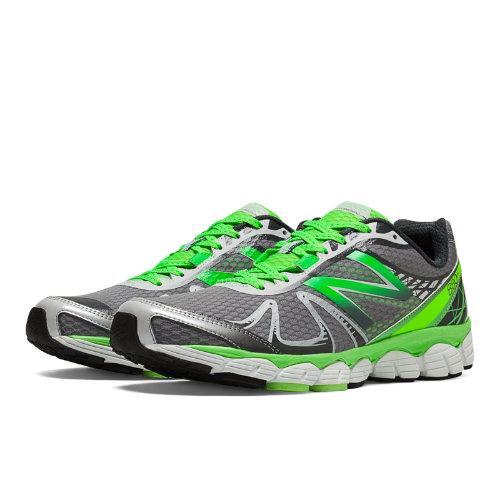 New Balance 880v4 Men's Neutral Cushioning Shoes - Silver, Chemical Green (m880gs4)