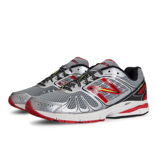 New Balance 770v4 Men's Stability And Motion Control Shoes - Silver, Red (m770sr4)