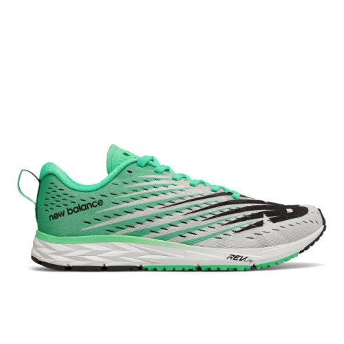 New Balance 1500v5 Women's Racing Flats Shoes - White/green (w1500wg5)