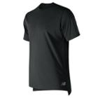 New Balance 91053 Men's R.w.t. Heathertech Tee - Black (mt91053bk)