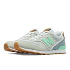 696 New Balance Women's Running Classics Shoes - Light Grey, Mint, Grey (wl696tcs)
