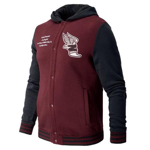 New Balance 4397 Men's Collegiate Flying Nb Jacket - Port Royale, Blue Graphite, Cream (emej4397pry)