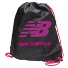 New Balance Men's & Women's Nb Sackpack - Black, Voltage Violet, Fluorescent Pink (nb-1231bkp)