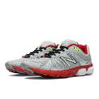 New Balance 890v4 Men's Neutral Cushioning Shoes - Silver, Red, Black (m890wr4)