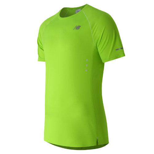 New Balance 61218 Men's Precision Run Short Sleeve - Green (mt61218tox)