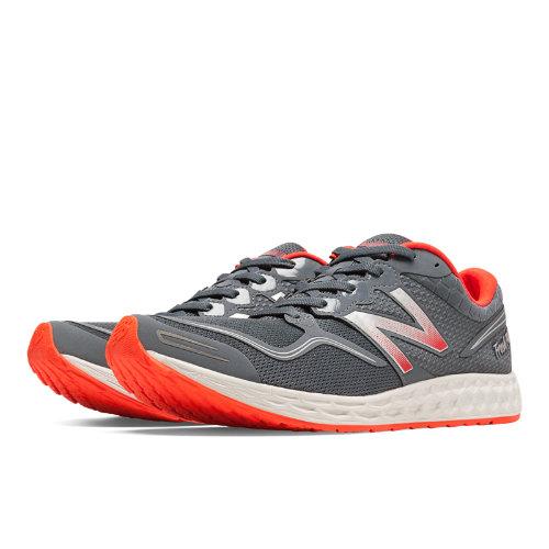 New Balance Fresh Foam Zante Men's Neutral Cushioning Shoes - Grey, Flame (m1980sr)