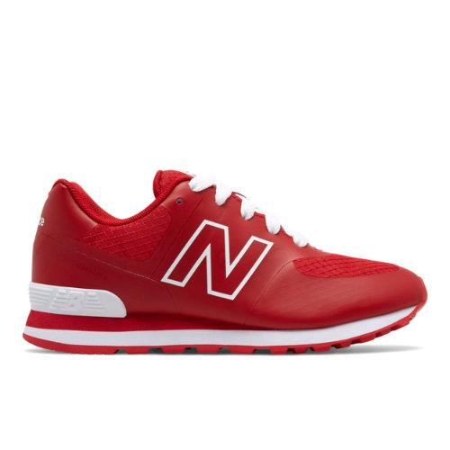 New Balance 574 Puddle Jumper Kids Grade School Lifestyle Shoes - Red/white (kl574p7g)