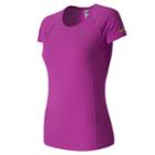 New Balance 63223 Women's Nb Ice Short Sleeve - Pink (wt63223pbr)