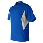 New Balance 412 Men's Short Sleeve Ace Baseball Jacket - Blue (tmmj412try)