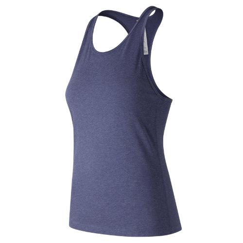 New Balance 73125 Women's Heather Tech Racerback - Navy (wt73125pgh)