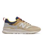New Balance 997h Men's Classics Shoes - Tan/blue (cm997hfa)