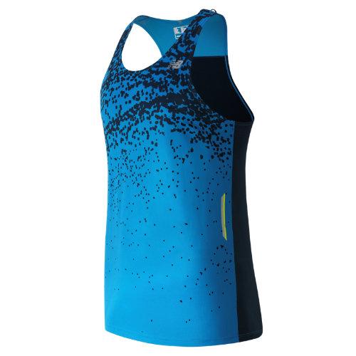 New Balance 63222 Men's Nb Ice Singlet - Blue/navy (mt63222buu)