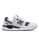 New Balance 530 Leather Men's Running Classics Shoes - White/black (m530lga)
