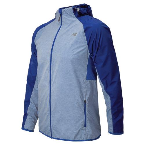 New Balance 5128 Men's Surface Run Jacket - Optic Blue, Grey (mrj5128otb)