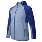 New Balance 5128 Men's Surface Run Jacket - Optic Blue, Grey (mrj5128otb)