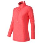 New Balance 53110 Women's In Transit Half Zip - Pink (wt53110guh)