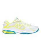 New Balance 786 Women's Shoes - White, Yellow, Teal (wc786yb)
