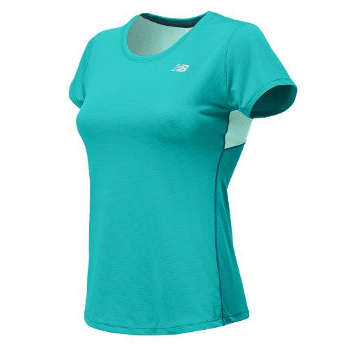 New Balance 53141 Women's Accelerate Short Sleeve - Sea Glass (wt53141sab)