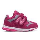 New Balance Hook And Loop 888 Kids' Running Shoes - Pink/grey (kv888pgi)