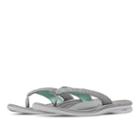 New Balance Cush+ Heathered Thong Women's Flip Flops Shoes - White/light Grey (w6073wgr)