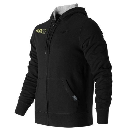 New Balance 63550 Men's Hocr Classic Full Zip Hoodie - Black (mj63550ebk)