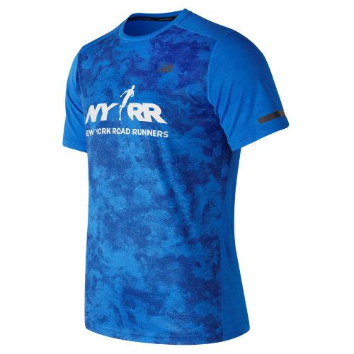 New Balance 71047 Men's Run For Life Intensity Ss Tee - (mt71047v-r)