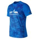 New Balance 71047 Men's Run For Life Intensity Ss Tee - (mt71047v-r)
