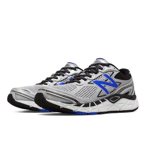 New Balance 840v3 Men's Neutral Cushioning Shoes - Silver, Blue (m840sb3)