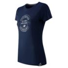 New Balance 61510 Women's Passport Tee - Navy (wt61510nv)