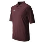 New Balance 9306 Men's Solid Short Sleeve Polo - Team Maroon (tpt9306tmr)