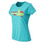 New Balance 51809 Women's Falmouth Tee - Sea Glass Heather (wt51809pslh)