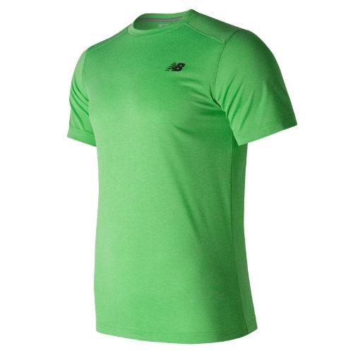 New Balance 53081 Men's Short Sleeve Heather Tech Tee - Green (mt53081vch)