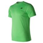 New Balance 53081 Men's Short Sleeve Heather Tech Tee - Green (mt53081vch)