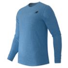 New Balance 53080 Men's Long Sleeve Heather Tech Tee - Sonar Heather (mt53080soh)