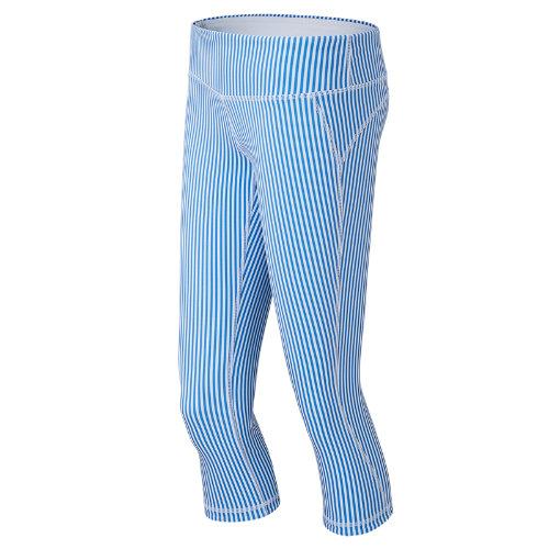 New Balance 63150 Women's J.crew Printed Capri - Blue (wp63150sgs)