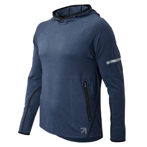 New Balance 71083 Men's J.crew Trinamic Hoodie - Navy (mt71083nvh)