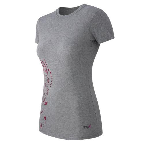 New Balance 61136 Women's Pink Ribbon Circle Mantra Tee - (rwt61136)