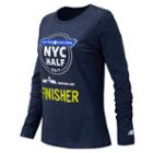 New Balance 71602 Women's United Nyc Half Finisher Ls Tee - (wt71602v-uf)